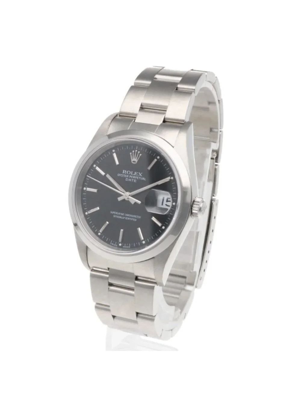 Rolex Date Oistar Watch Clock Automatic Winding Re Polished Second